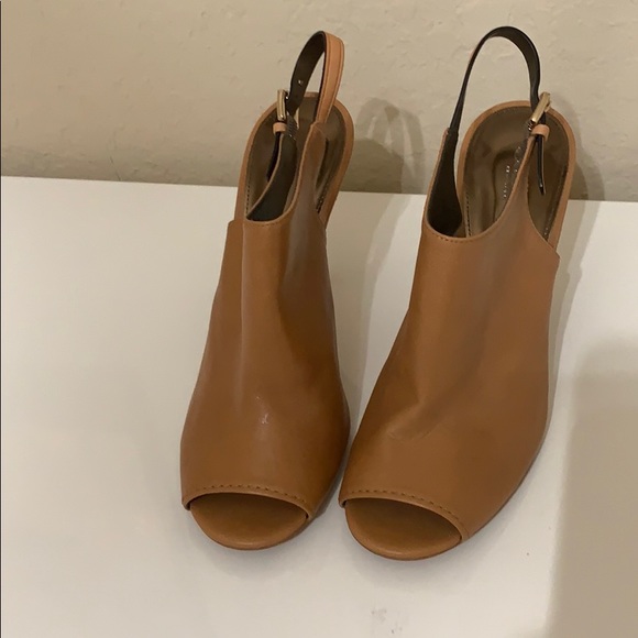 Coach Peep Toe Ankle Boot with Sling Back - Picture 2 of 6